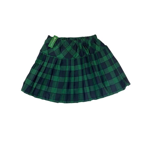 NWT Urban Cocoa Women's Green Tartan Plaid Mini Skirt - 2XL - Picture 1 of 11